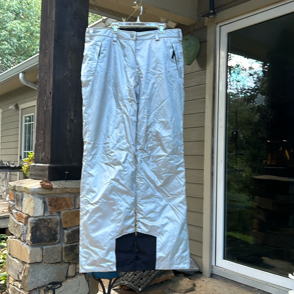 Bogner Fire+Ice Insulated Ski Pants Silver L Size 12